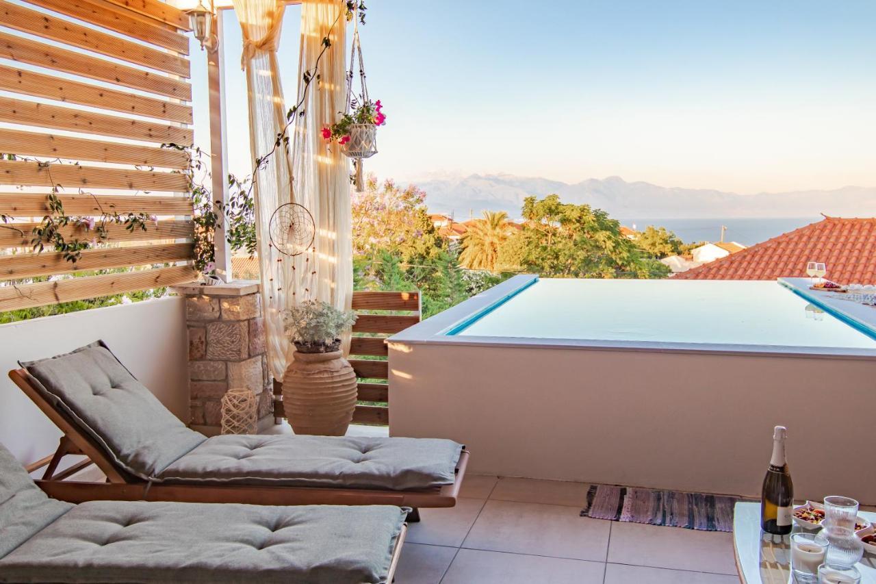 Georgianna'S Suite With Private Pool , 'Blank Suite' Charokopio Bagian luar foto